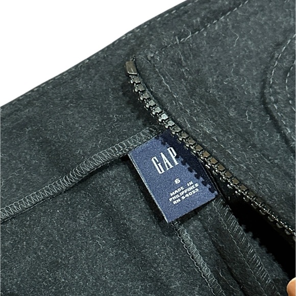 NEW | VTG | GAP Virgin Wool Mini Skirt Charcoal Gray | Sz 6 | NEVER WORN - Picture 7 of 10